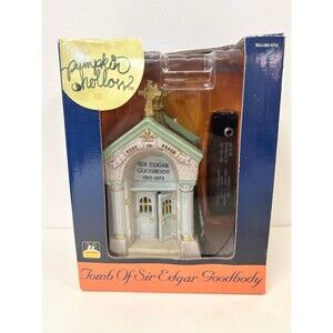 Lemax SPOOKY TOWN Pumpkin Hollow HALLOWEEN Tomb Of Sir Edgar Goodbody 24766 2006